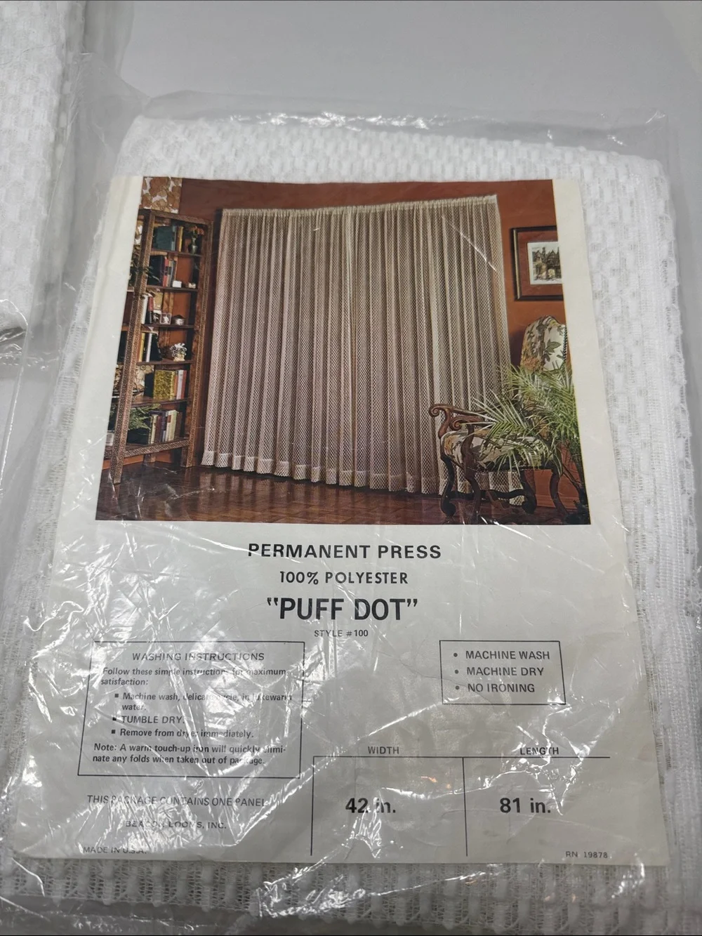 BEACON LOOMS INC packaging has